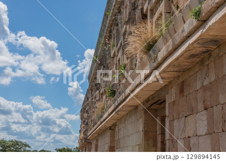 古代マヤ文明の栄光-ウシュマル遺跡 古代マヤ文明の栄光-ウシュマル遺跡 129894145