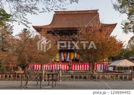 朝の金峯山寺-吉野 朝の金峯山寺-吉野 129894492