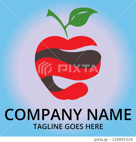 Iconic Apple Inspired Emblem Iconic Apple Inspired Emblem 129895329