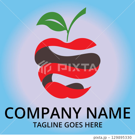 Iconic Apple Inspired Emblem Iconic Apple Inspired Emblem 129895330