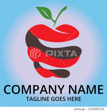 Iconic Apple Inspired Emblem Iconic Apple Inspired Emblem 129895332