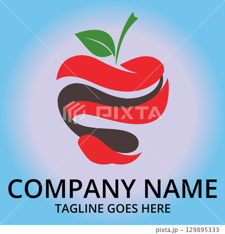 Iconic Apple Inspired Emblem Iconic Apple Inspired Emblem 129895333