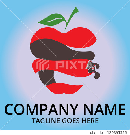 Iconic Apple Inspired Emblem Iconic Apple Inspired Emblem 129895336