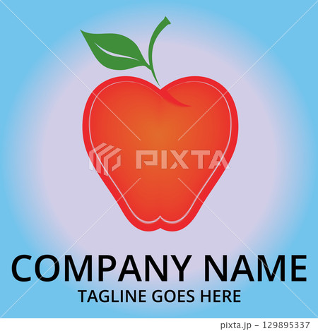 Iconic Apple Inspired Emblem Iconic Apple Inspired Emblem 129895337