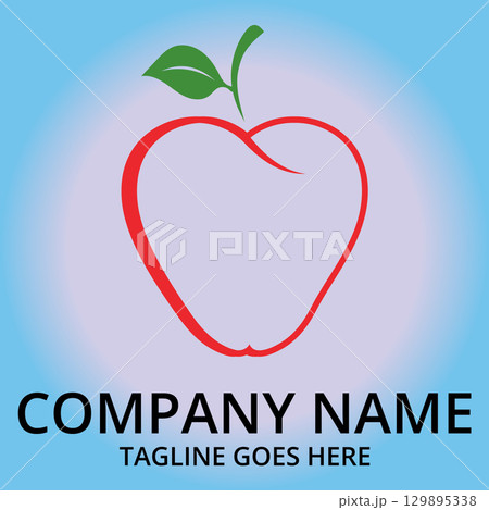 Iconic Apple Inspired Emblem Iconic Apple Inspired Emblem 129895338