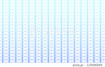 縦のラインが太い青いグラデーションがかかった曲輪繋ぎ模様 129896069