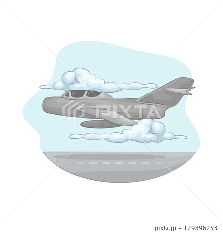Illustration of Plane 129896253