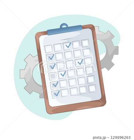 Illustration of Task Check 129896263