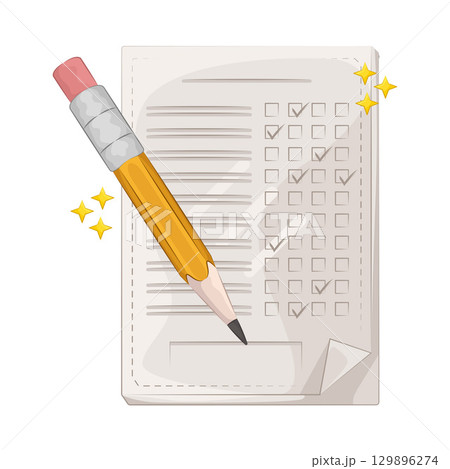 Illustration of Task Check Illustration of Task Check 129896274