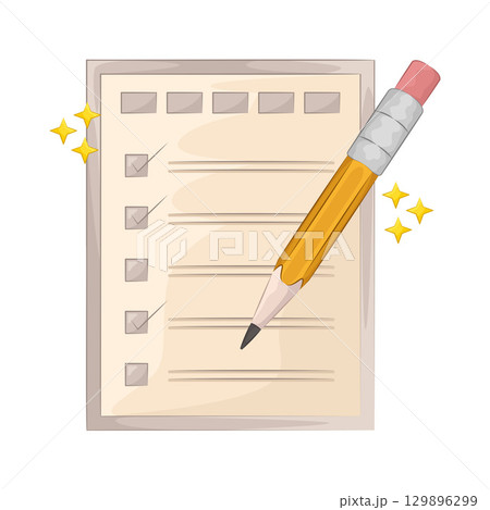 Illustration of Task Check 129896299