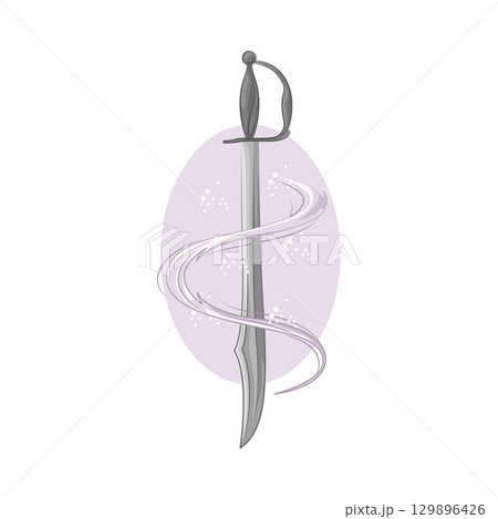 Illustration of Sword 129896426
