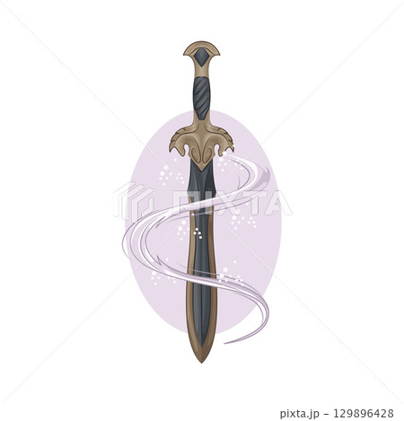 Illustration of Sword Illustration of Sword 129896428