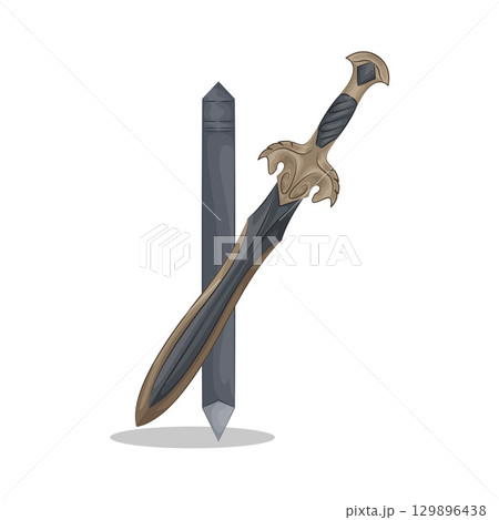 Illustration of Sword Illustration of Sword 129896438