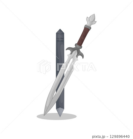 Illustration of Sword 129896440