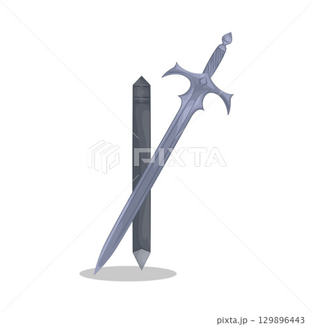 Illustration of Sword 129896443