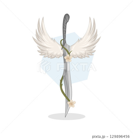 Illustration of Winged Sword 129896456