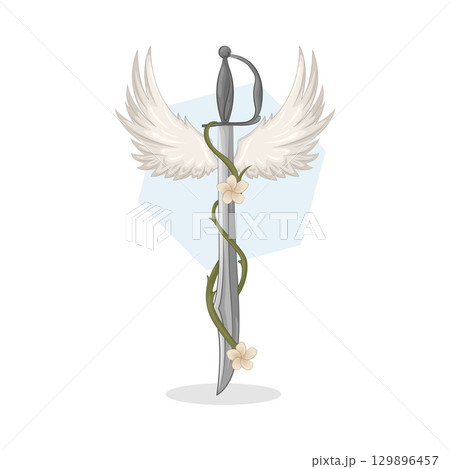 Illustration of Winged Sword 129896457