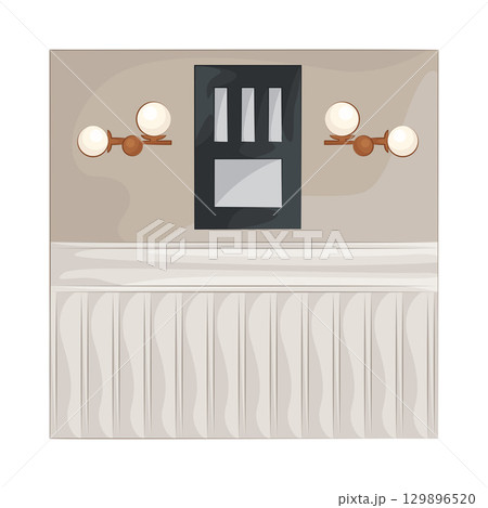 Illustration of Wall Illustration of Wall 129896520