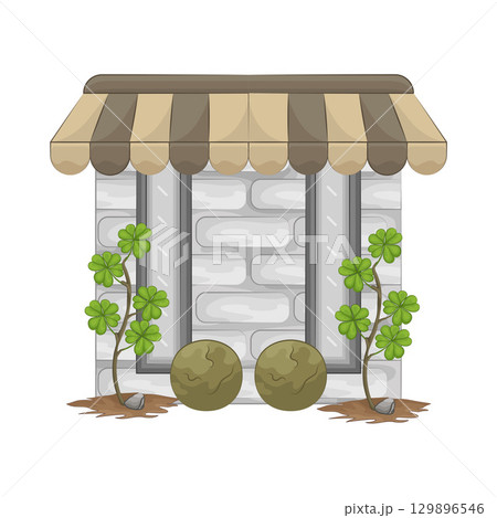 Illustration of Wall Illustration of Wall 129896546