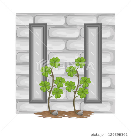 Illustration of Wall Illustration of Wall 129896561