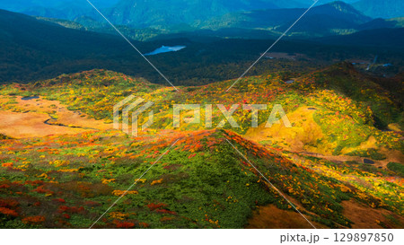 秋の栗駒山登山（栗駒山～秣岳 ： 龍泉ヶ原） 129897850