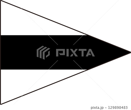 国際信号旗「第3代表旗」- 船舶・航海の信号 国際信号旗「第3代表旗」- 船舶・航海の信号 129898483