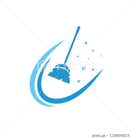 Cleaning logo and symbol ilustration vector template 129899025
