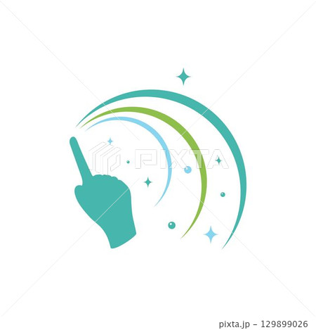 Cleaning logo and symbol ilustration vector template 129899026