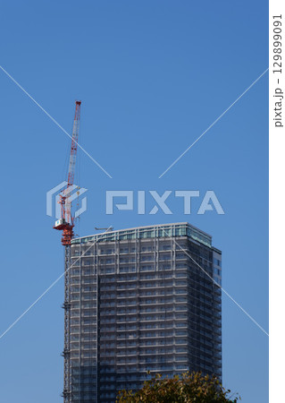 東京　タワーマンション　建設中　2025年 129899091