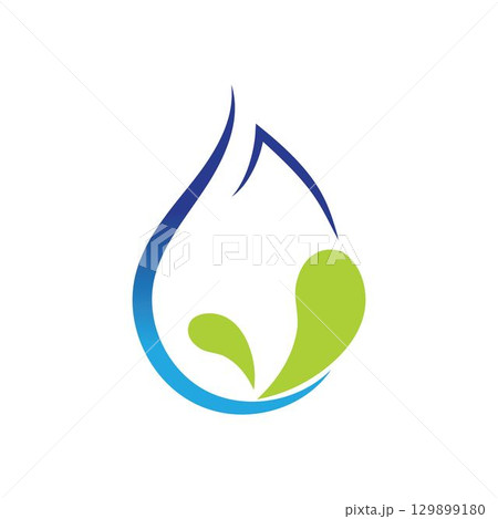 Water drop Logo Template vector 129899180