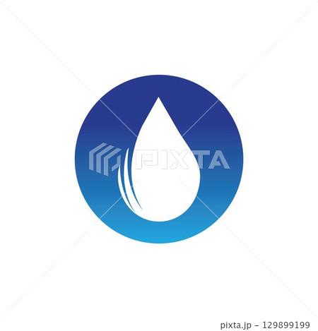 Water drop Logo Template vector 129899199