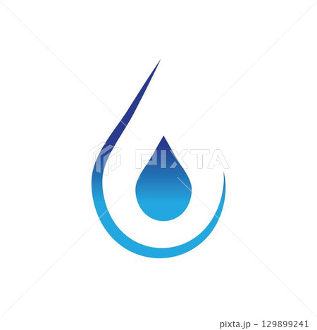 Water drop Logo Template vector Water drop Logo Template vector 129899241