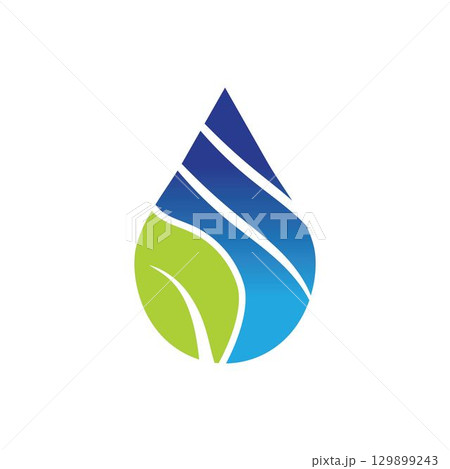Water drop Logo Template vector Water drop Logo Template vector 129899243