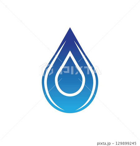 Water drop Logo Template vector Water drop Logo Template vector 129899245