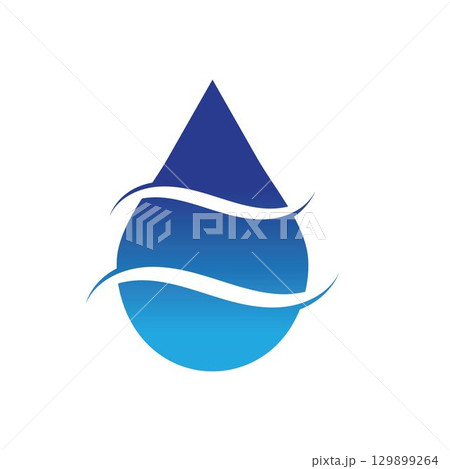 Water drop Logo Template vector 129899264