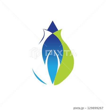 Water drop Logo Template vector 129899267