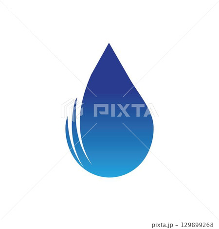 Water drop Logo Template vector 129899268