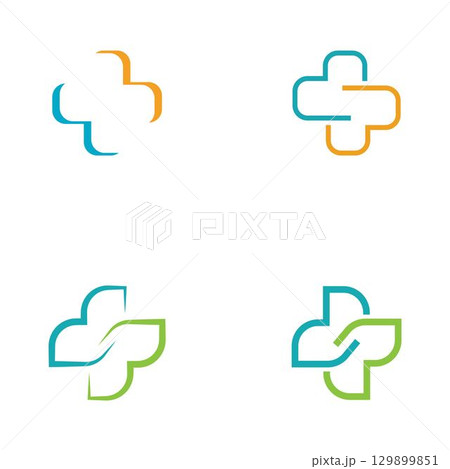 Health Medical Logo template vector illustration design 129899851