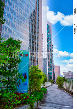 汐留巨大複合都市 シオサイトの超高層ビル群 汐留巨大複合都市 シオサイトの超高層ビル群 129900285