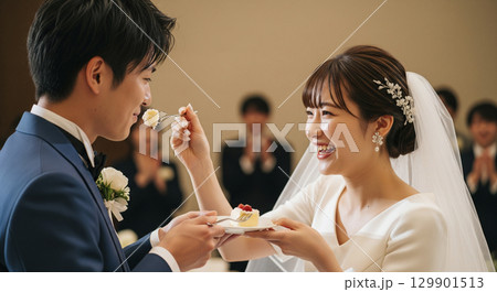 結婚披露宴　ファーストバイト 129901513