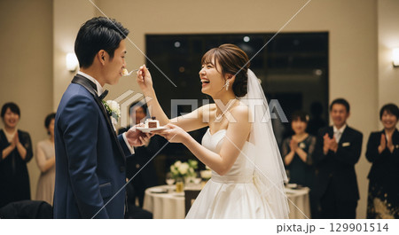 結婚披露宴 ファーストバイト 結婚披露宴 ファーストバイト 129901514