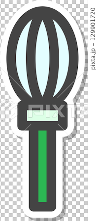 貼紙、家用電器、單一圖示、攪拌器 129901720