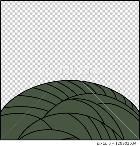 カラー正方形花札　葉月　芒　8月　芒のカス 129902034