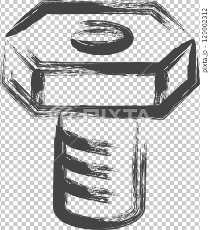 Single icon for writing tools: Bolts Single icon for writing tools: Bolts 129902312