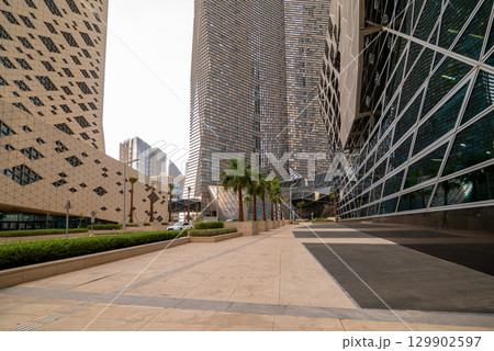 Modern Skyscrapers in KAFD, Riyadh. 129902597