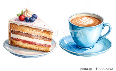ケーキセット（ケーキwithコーヒー） 129902858