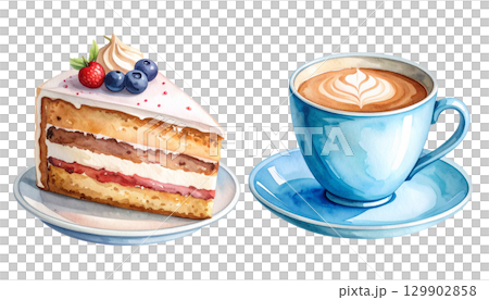 ケーキセット（ケーキwithコーヒー） 129902858