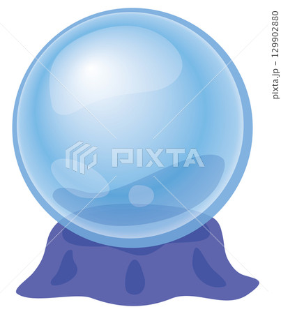 占いの水晶玉 占いの水晶玉 129902880