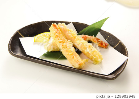 紅ずわいがにカニ足の天ぷら1 129902949