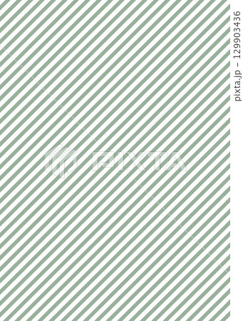 斜線ストライプ　シンプル背景イラスト　モスグリーン　くすみ緑色　オリーブ　縦長ベクター　チラシ素材 129903436